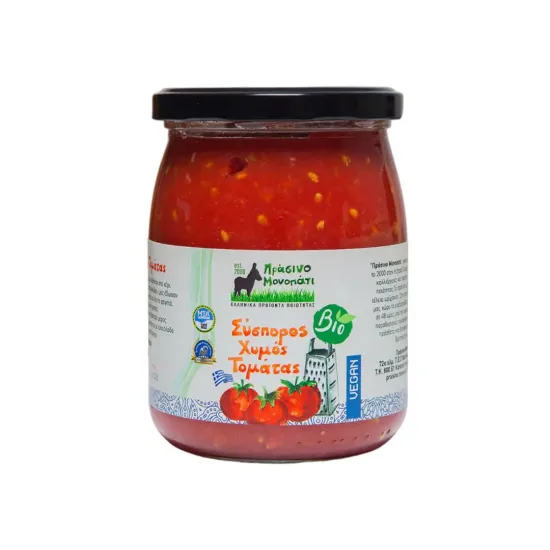 Σύσπορος χυμός τομάτας χωρίς αλάτι