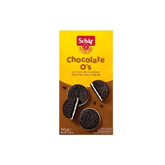 Μπισκότα κακάο με γέμιση κρέμας γάλακτος