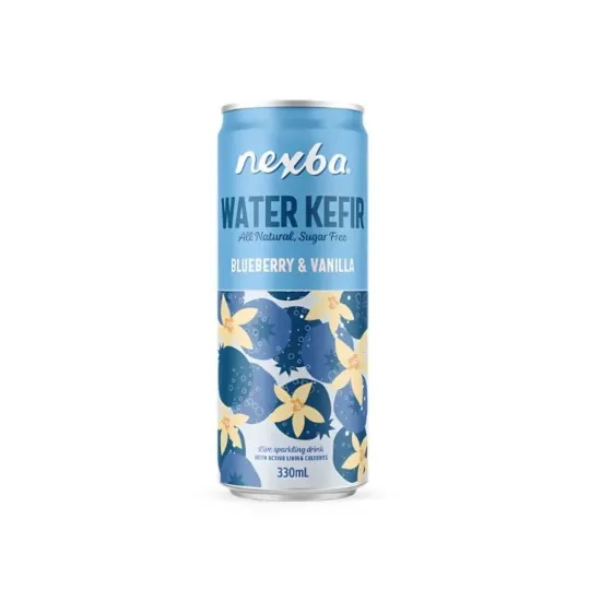 Κεφίρ νερού βανίλια blueberry