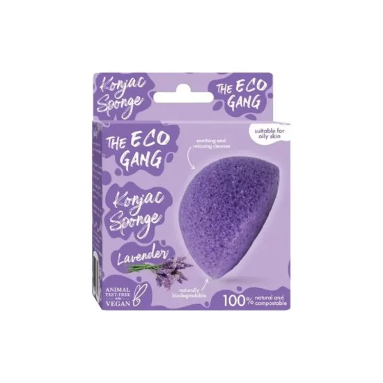 Σφουγγάρι Konjac λεβάντα