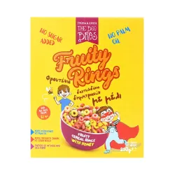 Τραγανά φρουτένια δακτυλιδάκια με μέλι