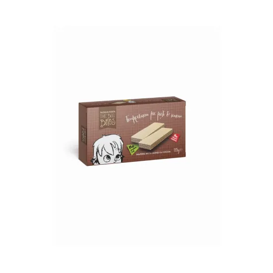 Γκοφρέτες με μέλι και κακάο