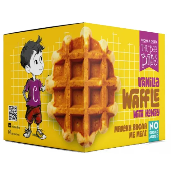 Βάφλα βανίλιας με μέλι