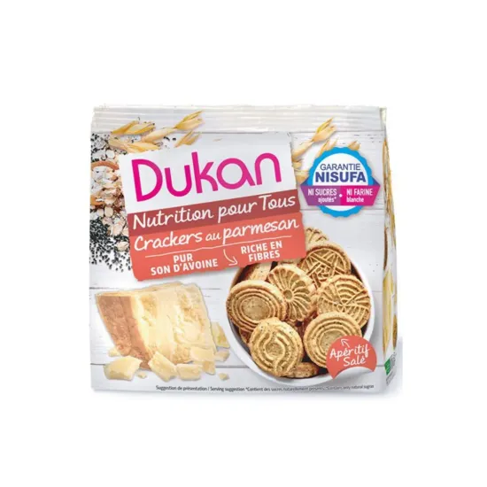 Dukan Κράκερς βρώμης με παρμεζάνα & σπόρους