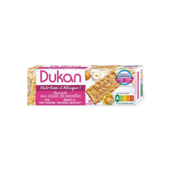Dukan Μπισκότα βρώμης με φουντούκι