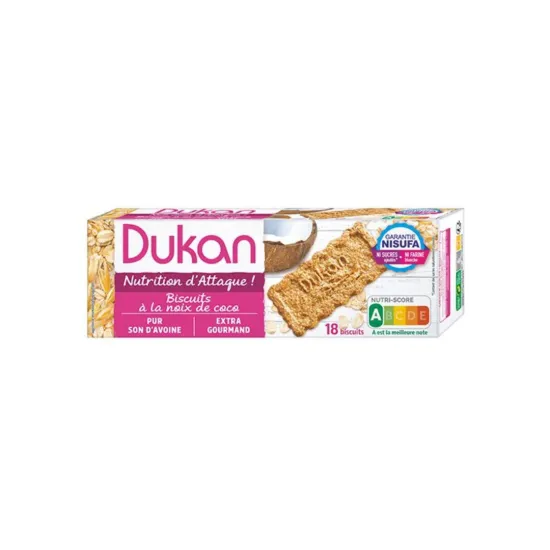 Dukan Μπισκότα βρώμης με καρύδα