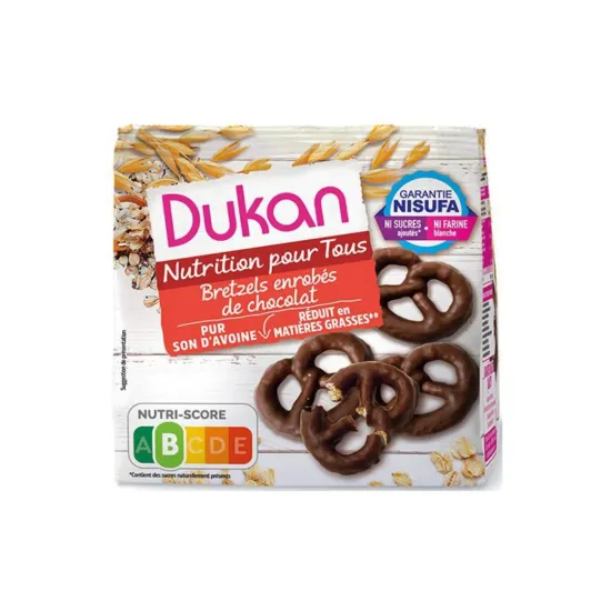 Dukan Πρέτσελ Βρώμης με επικάλυψη μαύρης σοκολάτας