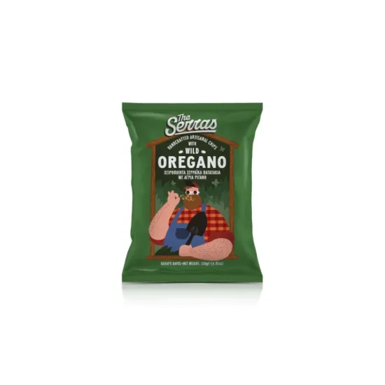 Χειροποίητα Σερραϊκά πατατάκια με άγρια ρίγανη