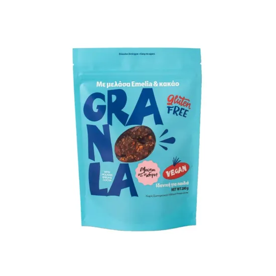 Granola με κακάο και μελάσα