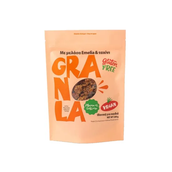 Granola με ταχίνι και μελάσα