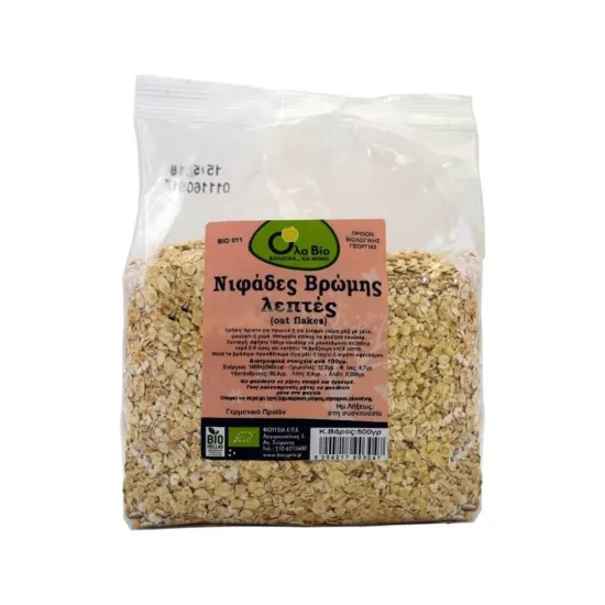 Νιφάδες βρώμης ολικής άλεσης