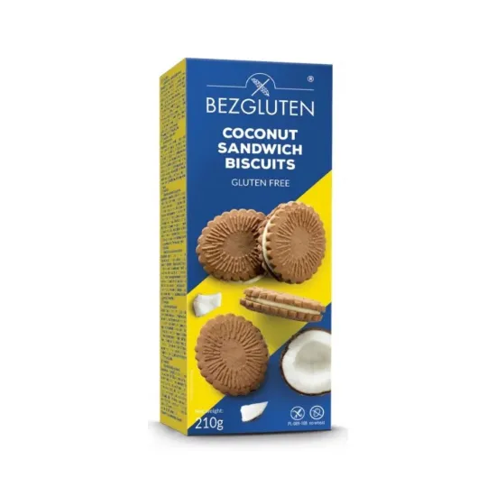 Μπισκότα γεμιστά με καρύδα