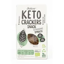 Κράκερς KETO με σπανάκι