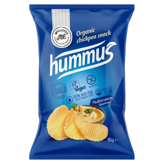 Τσιπς Ρεβυθιού Χούμους με Αλάτι