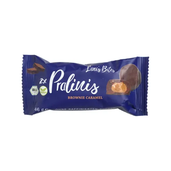 Πραλίνες με καραμέλα και μπράουνι