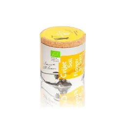 Ανθός αλατιού με λεμόνι σε χάρτινο κουτί