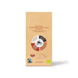 Φουντούκια με επικάλυψη μαύρης σοκολάτας