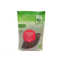 Granola με μαύρη σοκολάτα και κράνμπερι