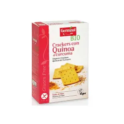 Κράκερς με κινόα και κουρκουμά