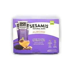 Παστέλι με μαύρο σουσάμι, αμύγδαλο και μέλι