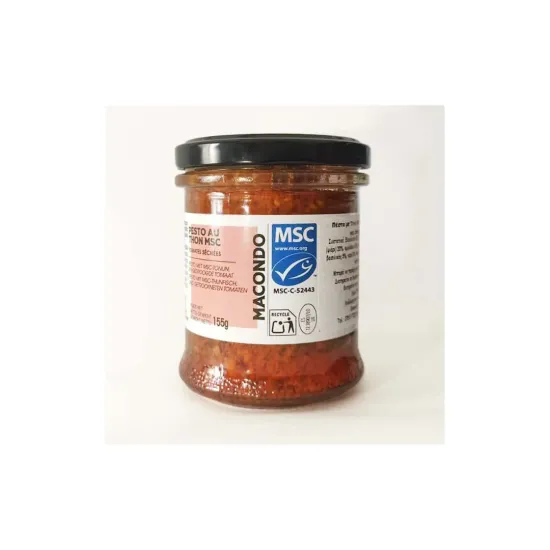 Pesto με Τόνο βιώσιμης καλλιέργειας MSC και αποξηραμένη Ντομάτα