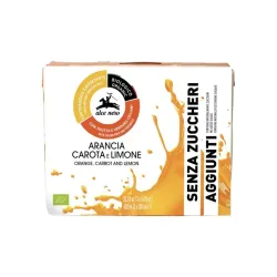 Χυμός πορτοκάλι, καρότο και λεμόνι